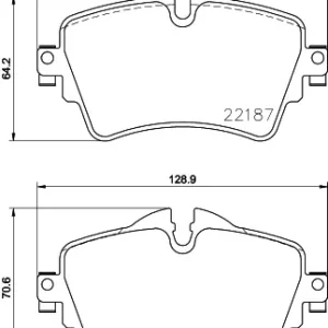 Professioneel Remblokset Brembo P 06 092