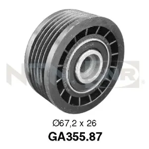 Geleiderol (poly) V-riem SNR GA355.87 Snelle Levering