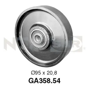 Koop Vandaag Geleiderol (poly) V-riem SNR GA358.54