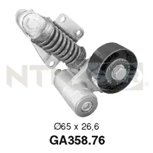 Ambachtelijk Spanrol (poly) V-riem SNR GA358.76