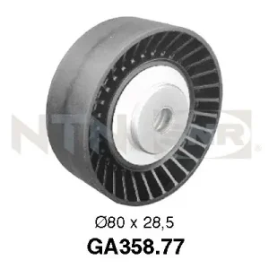 Geleiderol (poly) V-riem SNR GA358.77 Finale Uitverkoop