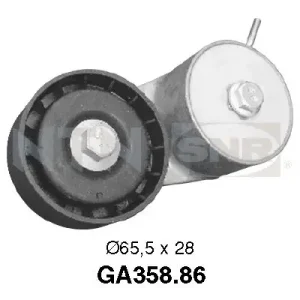 Favoriet Spanrol (poly) V-riem SNR GA358.86