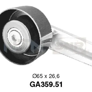 Spanrol (poly) V-riem SNR GA359.51 Bestel Nu