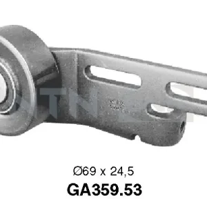 Favoriet Spanrol (poly) V-riem SNR GA359.53