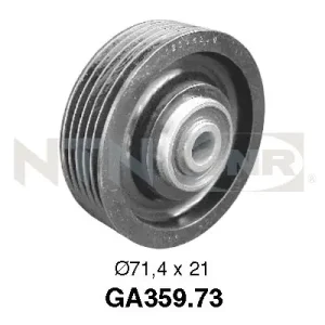 Geleiderol (poly) V-riem SNR GA359.73 Weekendaanbieding