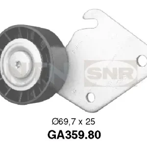Ambachtelijk Geleiderol (poly) V-riem SNR GA359.80