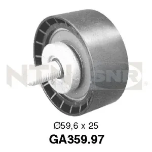 Geleiderol (poly) V-riem SNR GA359.97 Trendy