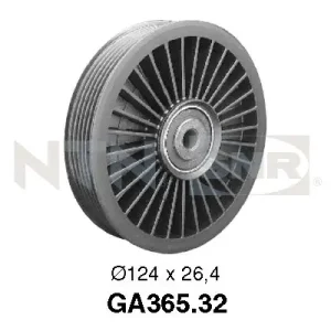 Bestel Nu Geleiderol (poly) V-riem SNR GA365.32