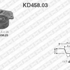 Distributieriem kit SNR KD458.03 Speciale Aanbieding