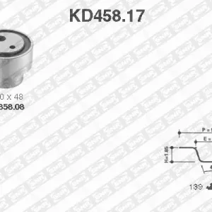 Distributieriem kit SNR KD458.17 Express Levering
