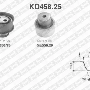 Favoriet Distributieriem kit SNR KD458.25