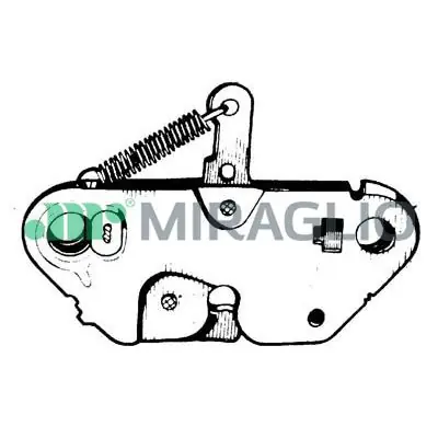 Professioneel Motorkapslot Miraglio 37\\/97